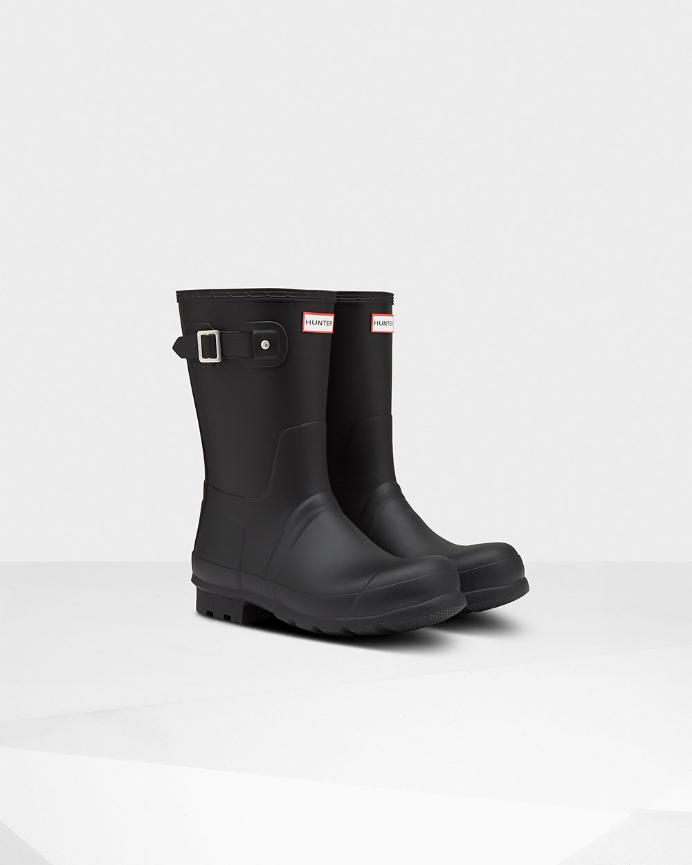 Hunter Kısa Yağmur Çizmesi Erkek Siyah - Original Insulated - Türkiye ER8641279